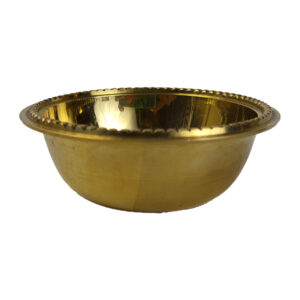 Brass Prasadam Bowl Design Heavy Weight Small